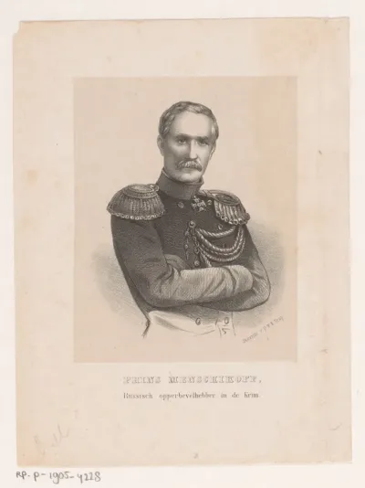 Portret van Alexander Sergeyevich Menshikov