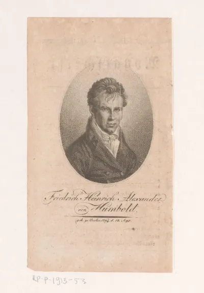 Portret van Alexander von Humboldt
