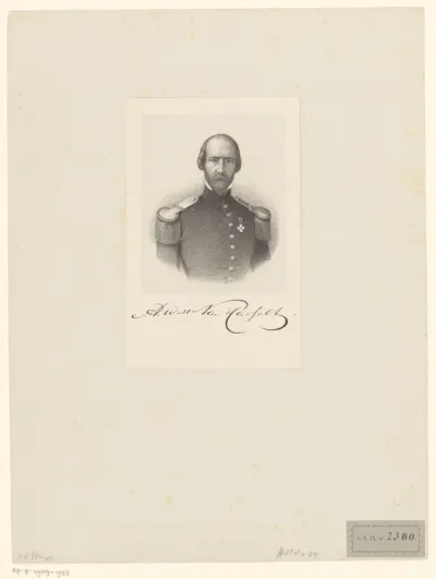 Portret van Alexander Willem Michiel van Hasselt