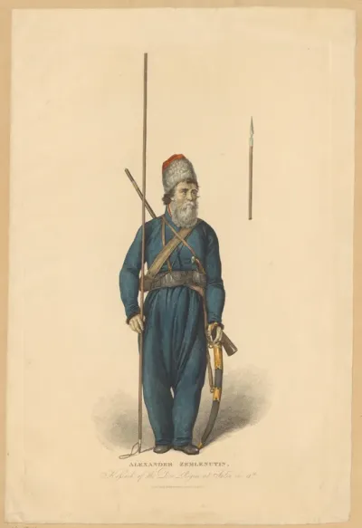 Portret van Alexander Zemlenutin