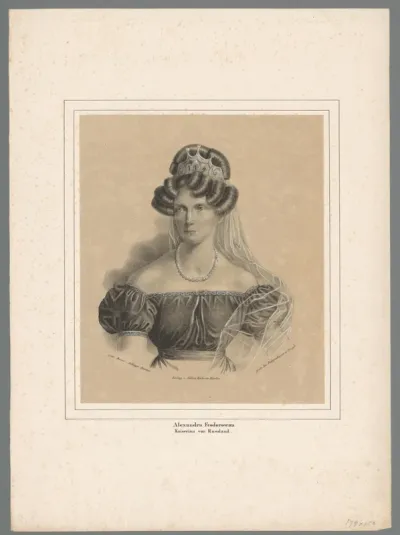 Portret van Alexandra Feodorowna