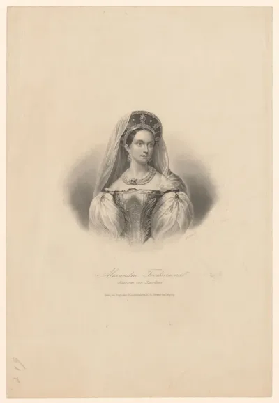 Portret van Alexandra Fjodorovna