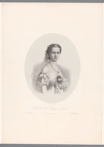 Portret van Alexandra van Denemarken als Prinses van Wales