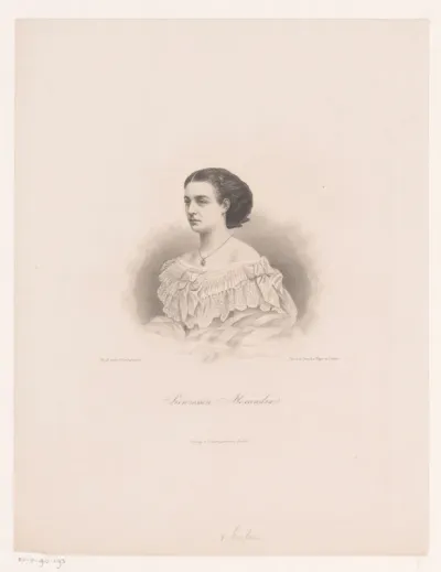 Portret van Alexandra van Denemarken, koningin van Engeland