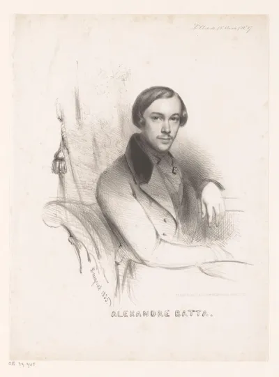 Portret van Alexandre Batta