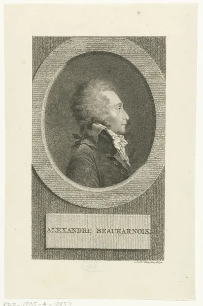 Portret van Alexandre Beauharnois