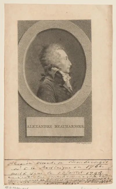 Portret van Alexandre de Beauharnais