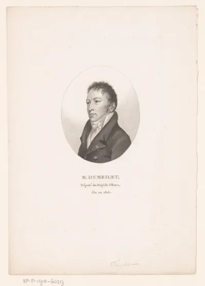 Portret van Alexandre Dumeilet