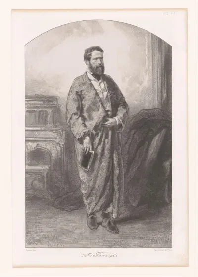 Portret van Alexandre-Gabriel Decamps