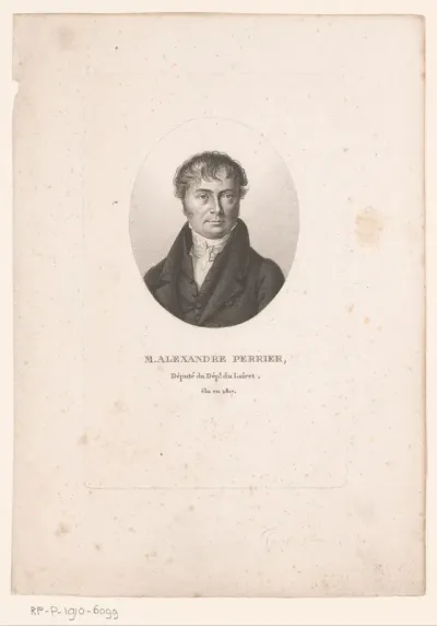 Portret van Alexandre-Jacques Perier