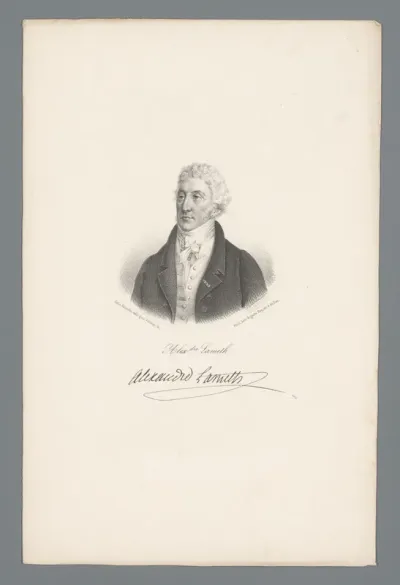 Portret van Alexandre-Théodore-Victor de Lameth