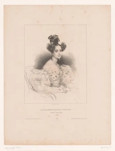 Portret van Alexandrine Noblet