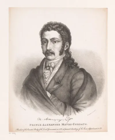 Portret van Alexandros Mavrokordatos