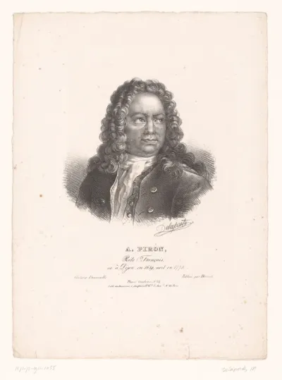 Portret van Alexis Piron