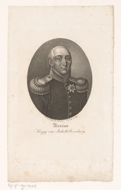Portret van Alexius von Anhalt-Bernburg