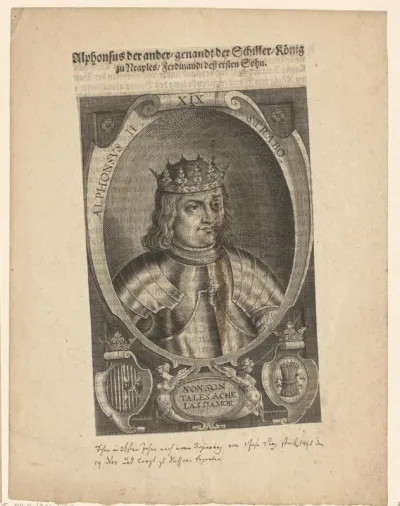 Portret van Alfons II van Napels