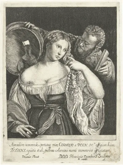 Portret van Alfonso I, hertog van Ferrara en Laura de Dianti