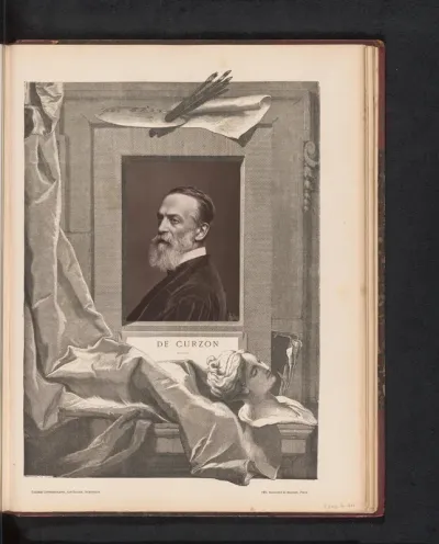 Portret van Alfred de Curzon