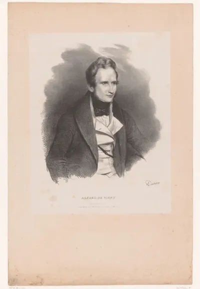 Portret van Alfred de Vigny