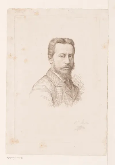 Portret van Alfred Elsen