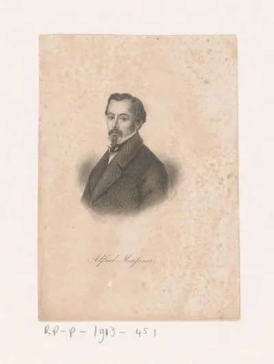 Portret van Alfred Meissner