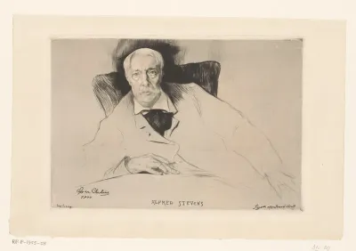 Portret van Alfred Stevens