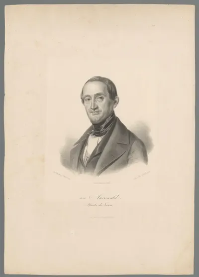 Portret van Alfred von Auerswald