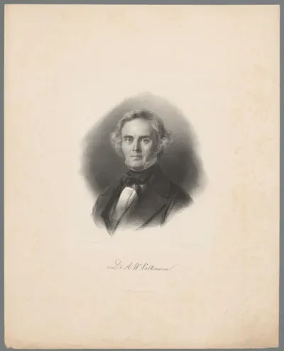Portret van Alfred Wilhelm Volkmann