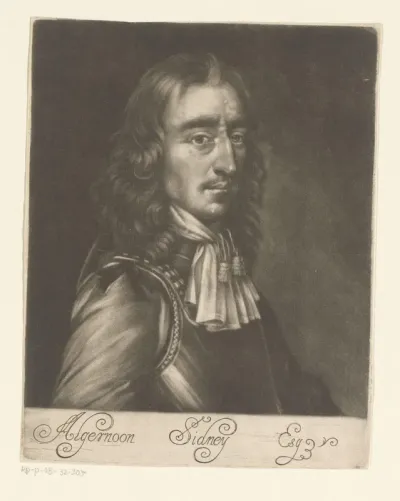 Portret van Algernon Sidney Esqr.