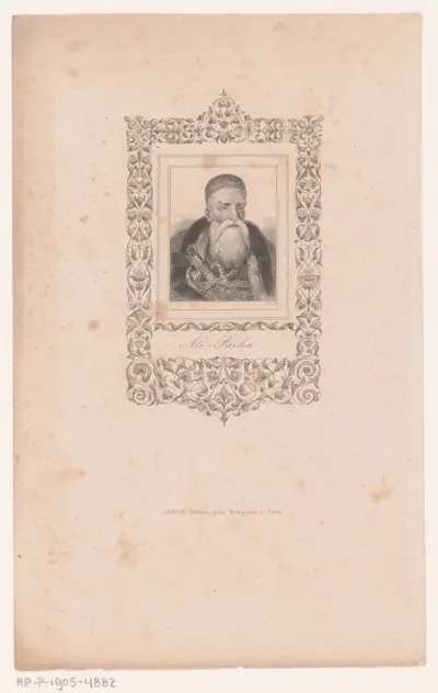 Portret van Ali Pasja