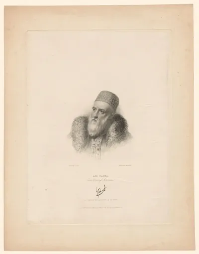 Portret van Ali Pasja