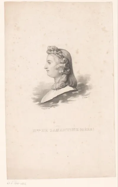 Portret van Alix de Lamartine