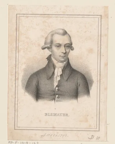Portret van Alois Blumauer