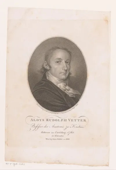 Portret van Alois Rudolf Vetter