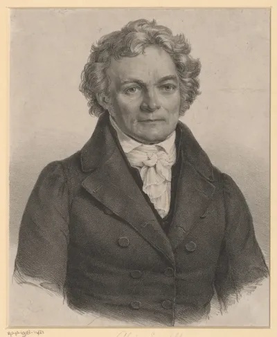 Portret van Alois Senefelder