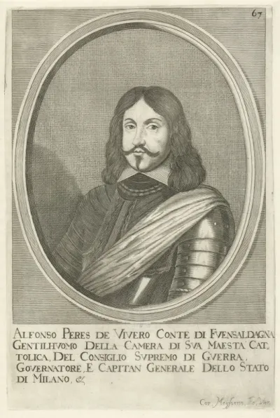 Portret van Alonso Pérez de Vivero y Menchaca