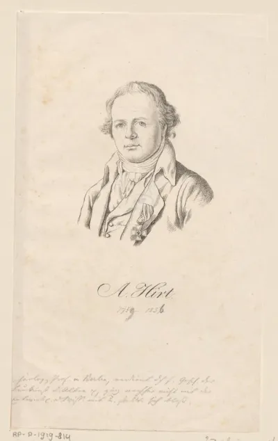 Portret van Aloys Hirt