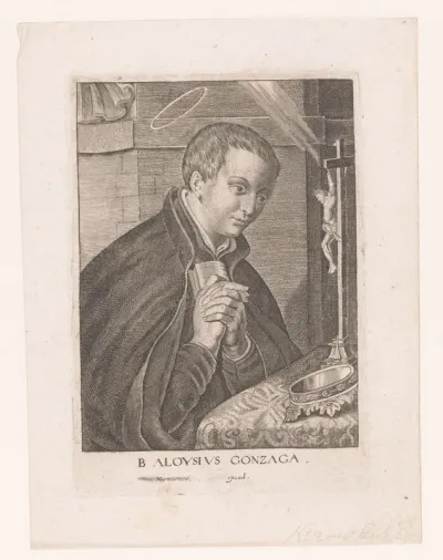 Portret van Aloysius Gonzaga