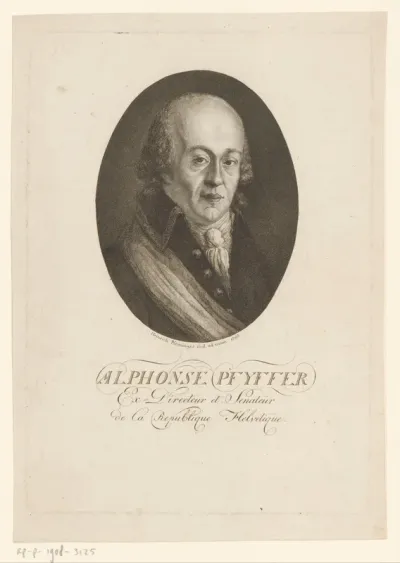 Portret van Alphons Pfyffer von Heidegg