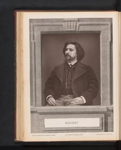 Portret van Alphonse Daudet