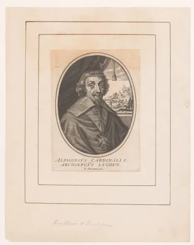 Portret van Alphonse-Louis du Plessis de Richelieu