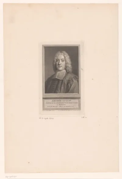 Portret van Amadeus Lullin