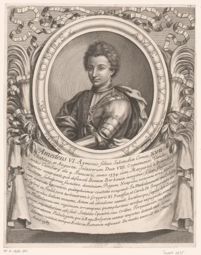 Portret van Amadeus VI van Savoye
