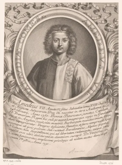 Portret van Amadeus VII van Savoye