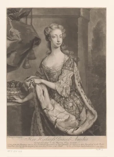 Portret van Amalia van Hannover
