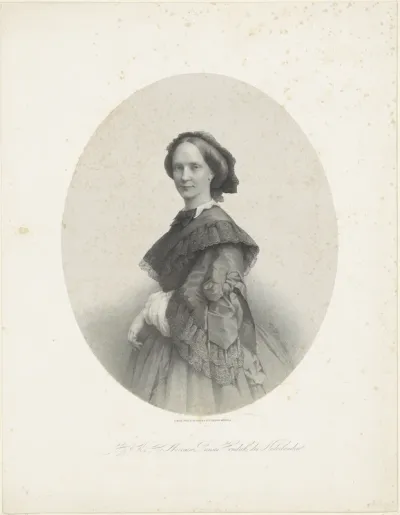 Portret van Amalia van Saksen-Weimar-Eisenach