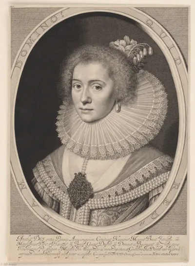 Portret van Amalia van Solms