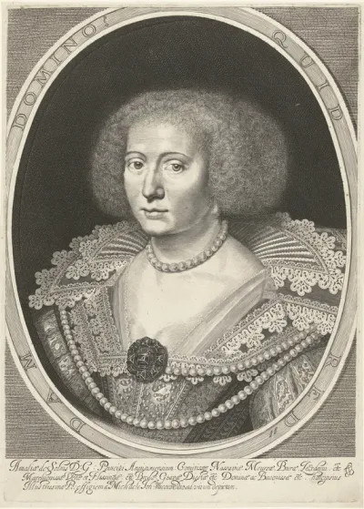 Portret van Amalia van Solms