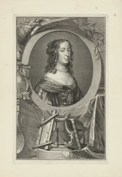 Portret van Amalia van Solms