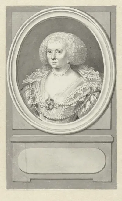 Portret van Amalia van Solms